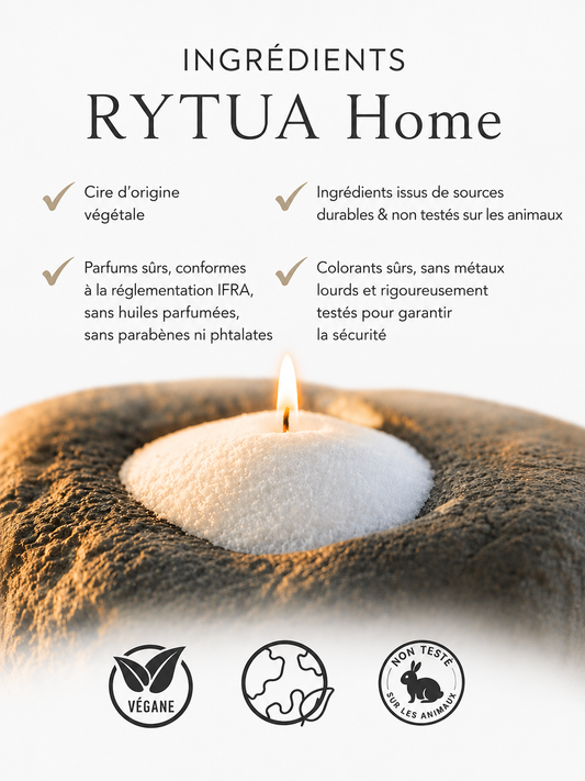 Bougies Perlées Rechargeables RYTUA Home — 500g + 5 Mèches offertes