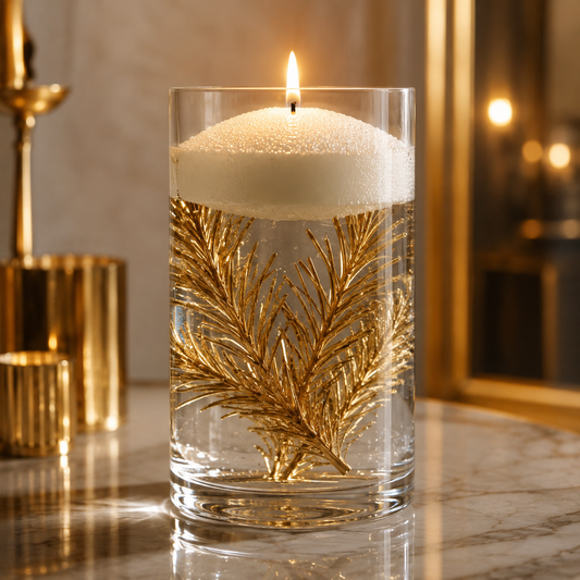 Vase Cylindrique en Verre Transparent |