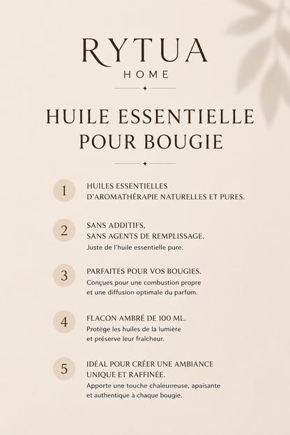 Huiles Essentielles pour Bougies