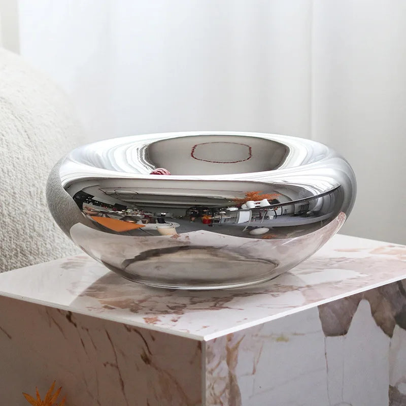 Vase Décoratif Argent | Élégance Moderne RYTUA Home