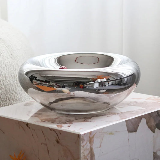 Vase Décoratif Argent | Élégance Moderne RYTUA Home